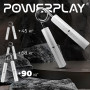 Еспандер-ножиці алюмінієвий PowerPlay 4322 (90 кг) Hand Grip Срібний