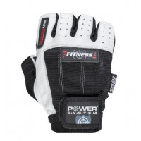 Перчатки для фитнеса и тяжелой атлетики Power System Fitness PS-2300 Black/White XL