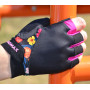 Рукавички для фітнесу MadMax MFG-770 Flower Power Gloves Black/Pink XS