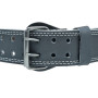 Пояс для важкої атлетики MadMax MFB-244 Sandwich шкіряний Black M