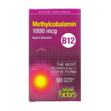 Methylcobalamin B-12 1000 mcg (90 chewable tabs)