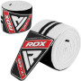 Бинти на коліна RDX K1 GYM Knee Wraps White/Black Plus Бинти на коліна RDX K1 GYM Knee Wraps White/Black Plus