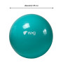 Мяч для фитнеса (фитбол) WCG 65 Anti-Burst 300кг Бирюзовый + насос