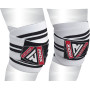 Бинти на коліна RDX K1 GYM Knee Wraps White/Black Plus Бинти на коліна RDX K1 GYM Knee Wraps White/Black Plus