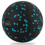 Масажний м'яч PowerPlay PP-4350 Epp Massage Ball (d8) Чорно/Блакитний