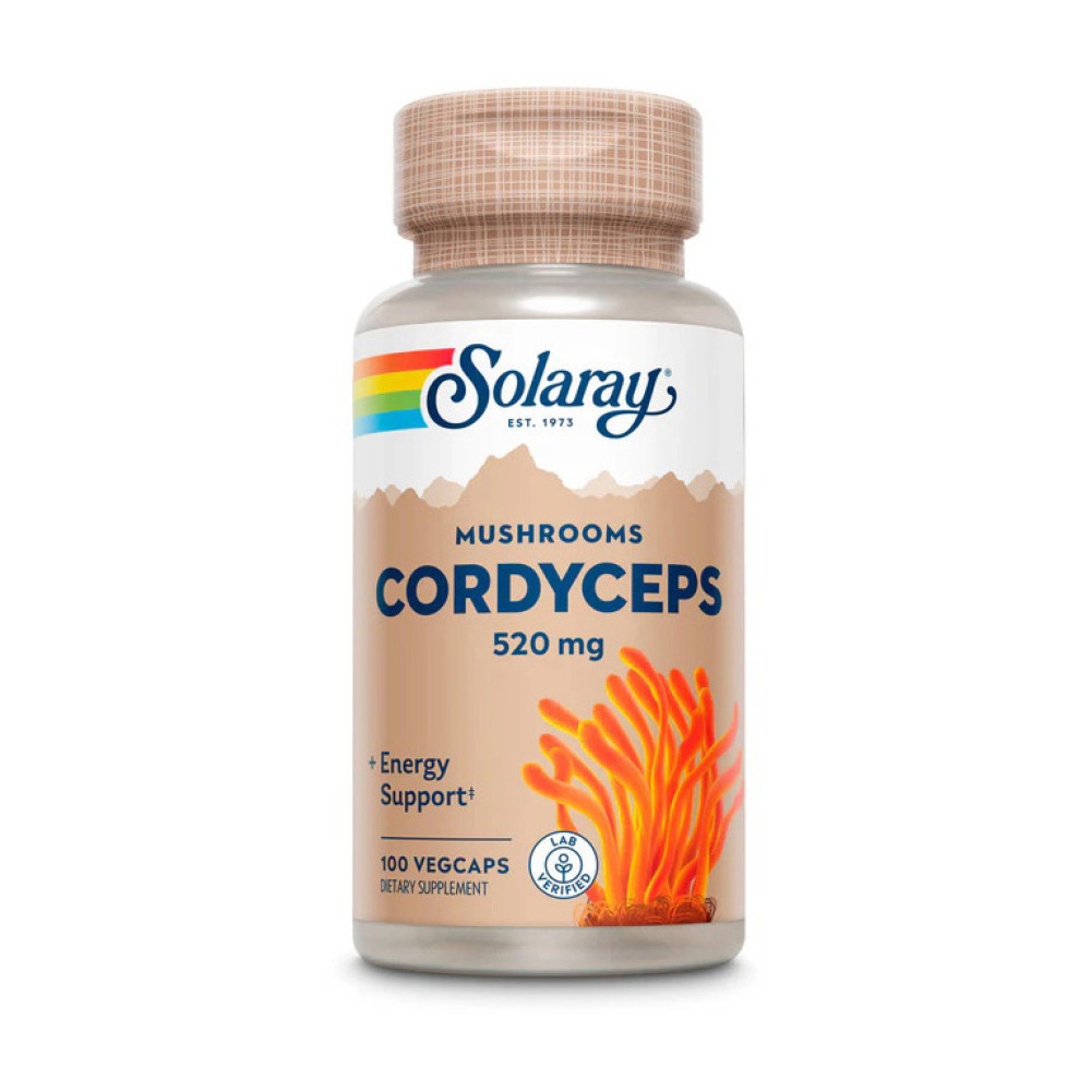 Solaray Cordyceps Mushroom 520 mg (100 veg caps) Solaray Cordyceps Mushroom 520 mg (100 veg caps)
