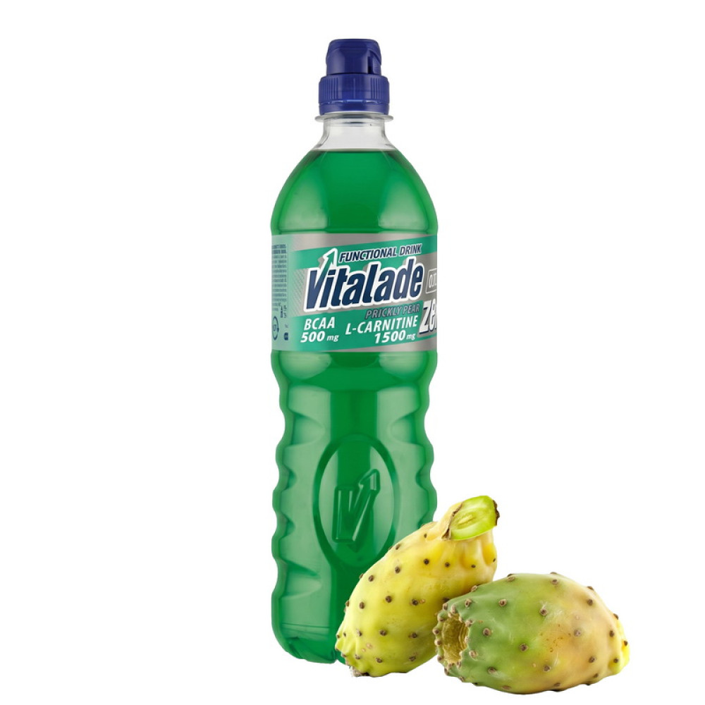 Vitalade Zero L-Carnitine 1500 mg + BCAA 500 mg (700 ml, prickly pear) Vitalade Zero L-Carnitine 1500 mg + BCAA 500 mg (700 ml, prickly pear)