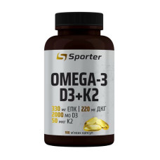 Omega-3 D3+K2 (100 sgels)