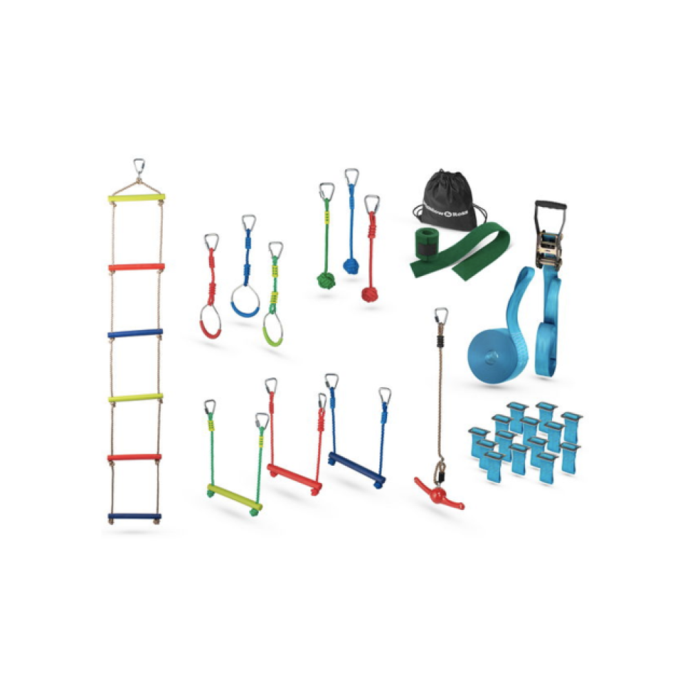 Набор Outtec для детских уличных развлечений: полоса препятствий Ninja Набор Outtec для детских уличных развлечений: полоса препятствий Ninja