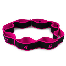 Еспандер з петлями для розтяжки PowerPlay PP_4311 Fitness Band Рожева (88*4см.) Еспандер з петлями для розтяжки PowerPlay PP_4311 Fitness Band Рожева (88*4см.)
