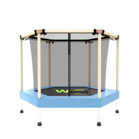 Батут манеж 173 см шестигранный с сеткой WCG Hexi M