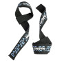 Лямки для тяги женские MadMax MFA-275 Power Wrist Straps камуфляжно-голубые Лямки для тяги женские MadMax MFA-275 Power Wrist Straps камуфляжно-голубые
