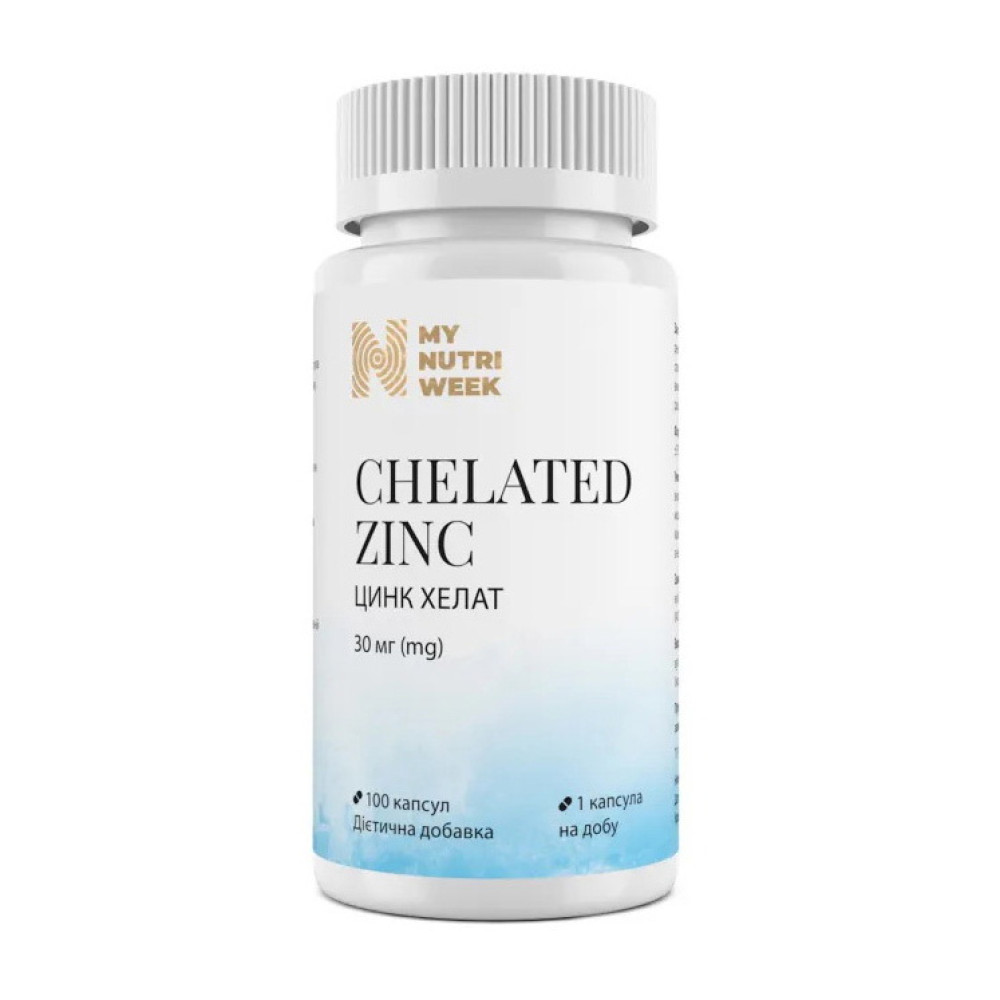 Chelated Zinc 30 mg (100 caps) Chelated Zinc 30 mg (100 caps)