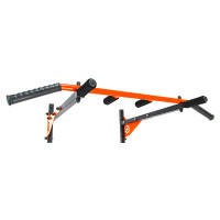 Настінний турнік Besport BS-T0204 з 6 ручками червоний