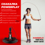 Скакалка швидкісна PowerPlay 4212 X ROPE з обтяжувачами Чорно/Червона (120г*2) 3м. Скакалка швидкісна PowerPlay 4212 X ROPE з обтяжувачами Чорно/Червона (120г*2) 3м.