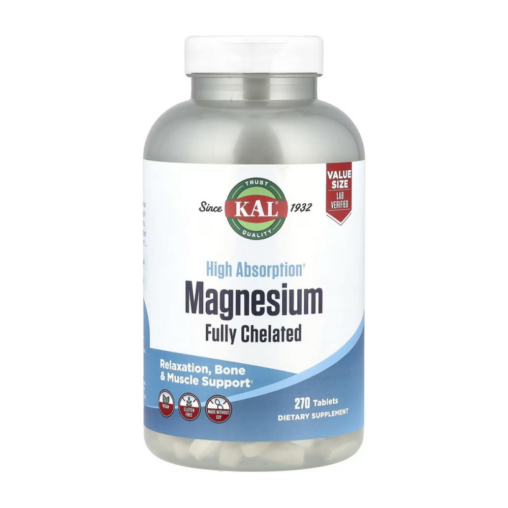 Magnesium Fully Chelated (270 tab) Magnesium Fully Chelated (270 tab)