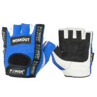 Рукавички для фітнесу та важкої атлетики Power System Workout PS-2200 Blue S