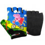 Велорукавички дитячі PowerPlay 5473 Peppa Pig голубі XS