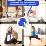 Ремінь для йоги PowerPlay PP_4409 183*3.8см. Синій Ремінь для йоги PowerPlay PP_4409 183*3.8см. Синій