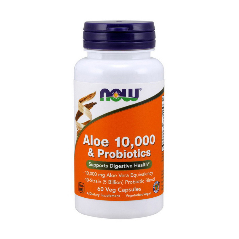Aloe 10,000 & Probiotics (60 veg caps) Aloe 10,000 & Probiotics (60 veg caps)