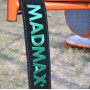 Пояс для важкої атлетики MadMax MFB-301 Suede Single Prong шкіряний Black/Green XXL