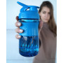 Спортивна пляшка-шейкер BlenderBottle SportMixer 20oz/590ml Cyan (ORIGINAL)