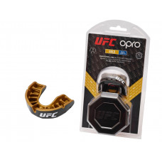 Капа OPRO Junior Gold UFC Hologram Black Metal / Gold