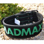 Пояс для важкої атлетики MadMax MFB-301 Suede Single Prong шкіряний Black/Green XXL