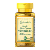 Vitamin D3 250 mcg (10,000IU) (100 softgels)