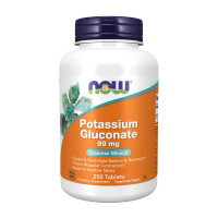 NOW Potassium Gluconate 99 mg (250 tab)