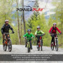 Велорукавички PowerPlay 5451 Синьо-білі S