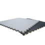 Мат татами ласточкин хвост WCG EVA 1000x1000x30 мм Мат-пазл Серо-черный
