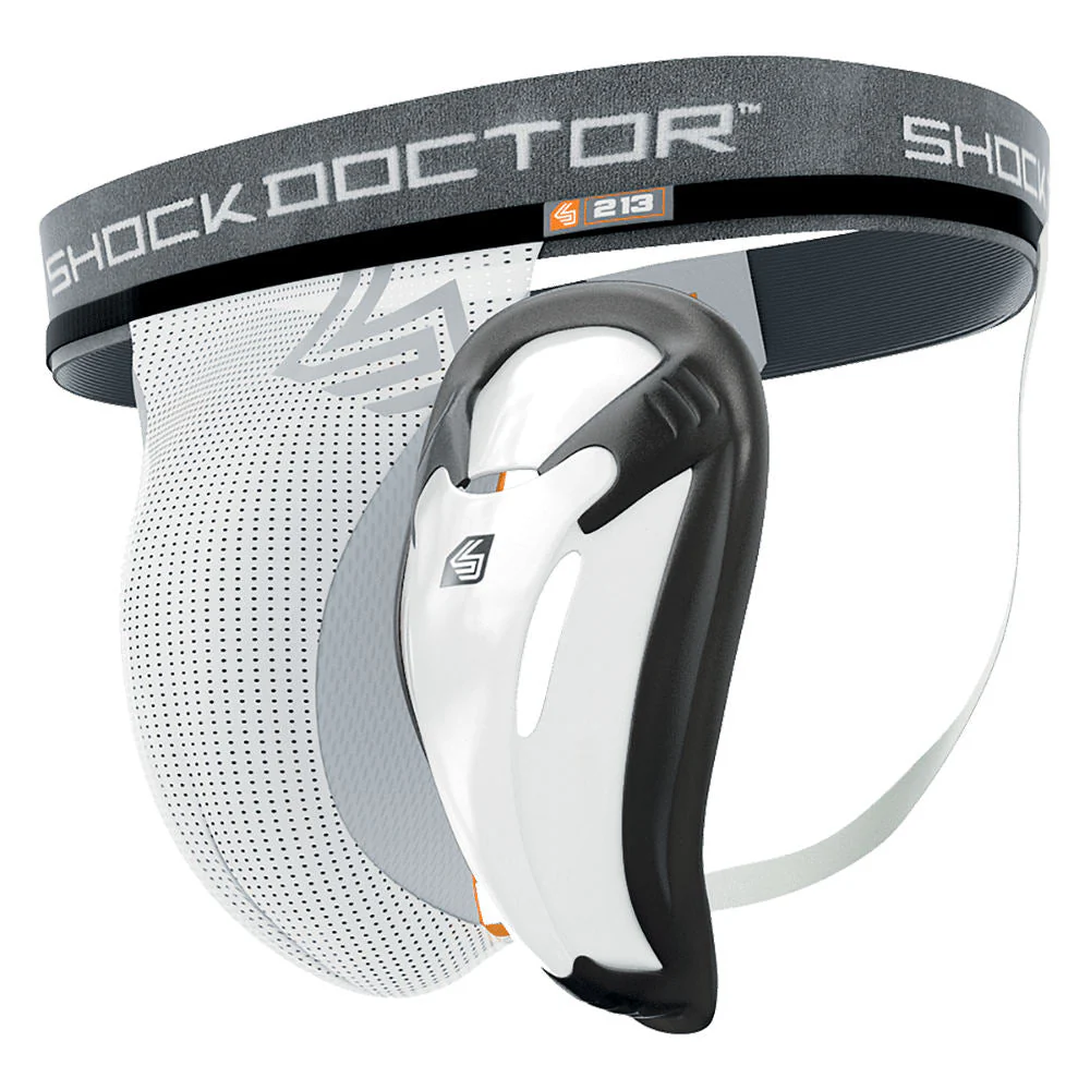 Захист паху Shock Doctor Supporter with Protective Cup - White, S Захист паху Shock Doctor Supporter with Protective Cup - White, S