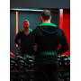 Пояс для важкої атлетики MadMax MFB-301 Suede Single Prong шкіряний Black/Green XXL