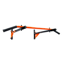 Турник настенный Besport BS-T0202 с 4 ручками красный