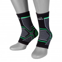 Бандаж на голеностоп эластичный PowerPlay 4100 Черний L / XL (пара)