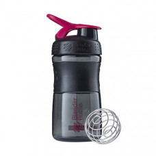 Спортивна пляшка-шейкер BlenderBottle SportMixer 20oz/590ml Black/Pink (ORIGINAL)