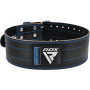 Пояс для пауерліфтингу RDX RD1 шкіряний Blue L