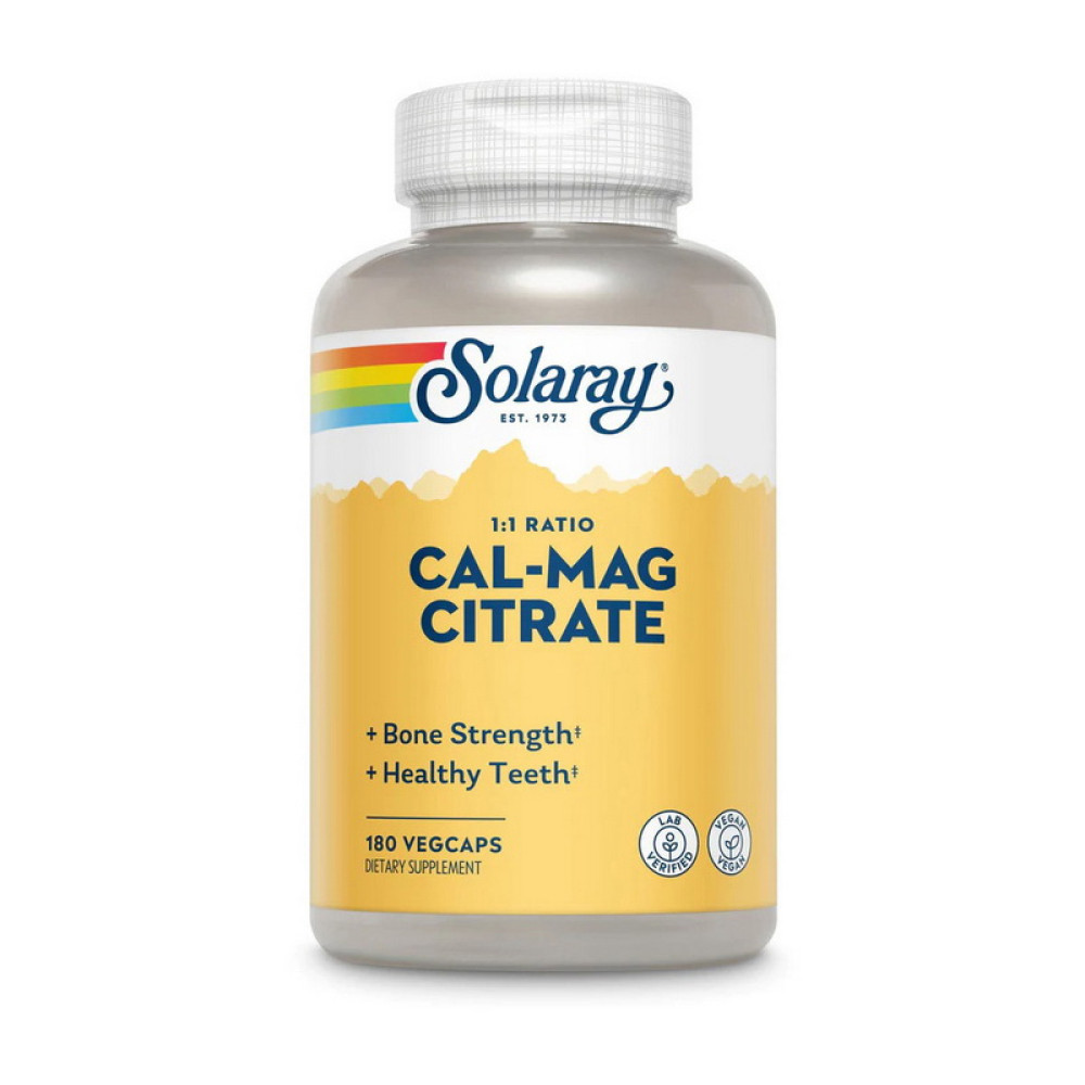 Solaray Cal-Mag Citrate (180 vcaps) Solaray Cal-Mag Citrate (180 vcaps)