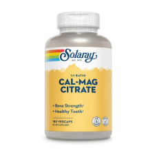 Solaray Cal-Mag Citrate (180 vcaps)