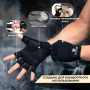 Перчатки для фитнеса и тяжелой атлетики Power System Man’s Power PS-2580 Black S