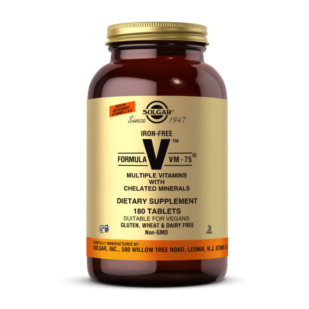 Formula V VM - 75 Iron-Free (180 tab) Formula V VM - 75 Iron-Free (180 tab)