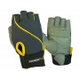 Перчатки для фитнеса PowerPlay 1725 B женские серо-желтый XS