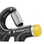 Еспандер кистьовий PowerPlay PP-4323 з регульованим навантаженням 10-40 кг. Strength Grip Чорно-жовтий