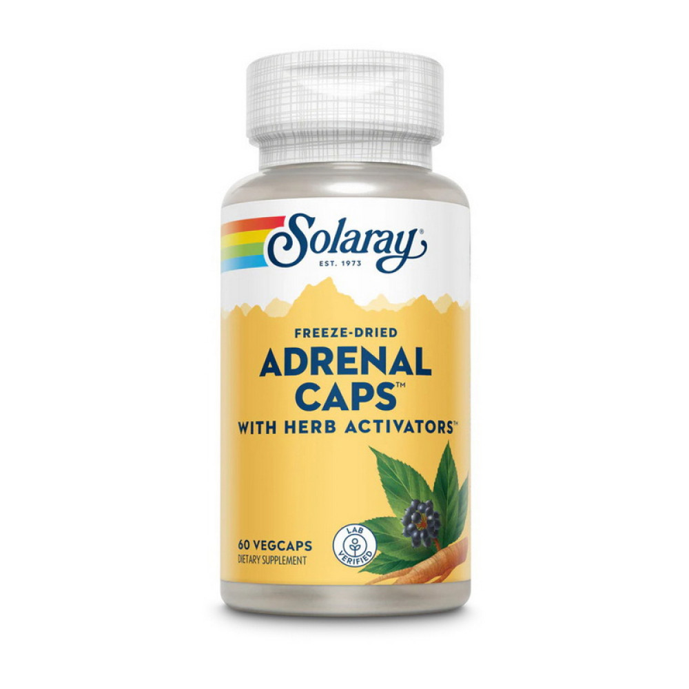 Solaray Adrenal Caps freze-dried (60 veg caps) Solaray Adrenal Caps freze-dried (60 veg caps)
