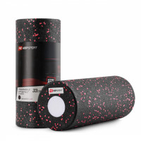 Массажный ролик Hop-Sport EPP 33 см Черный / Красный