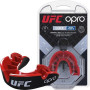 Капа OPRO Junior Silver UFC Hologram Black / Red