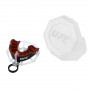 Капа OPRO Junior Silver UFC Hologram Black / Red