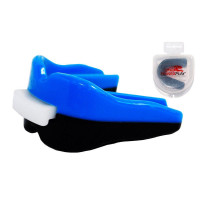 Капа боксерська PowerPlay 3313 SR Чорно-Синя