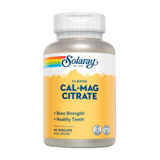 Solaray Cal-Mag Citrate (90 vegcaps)